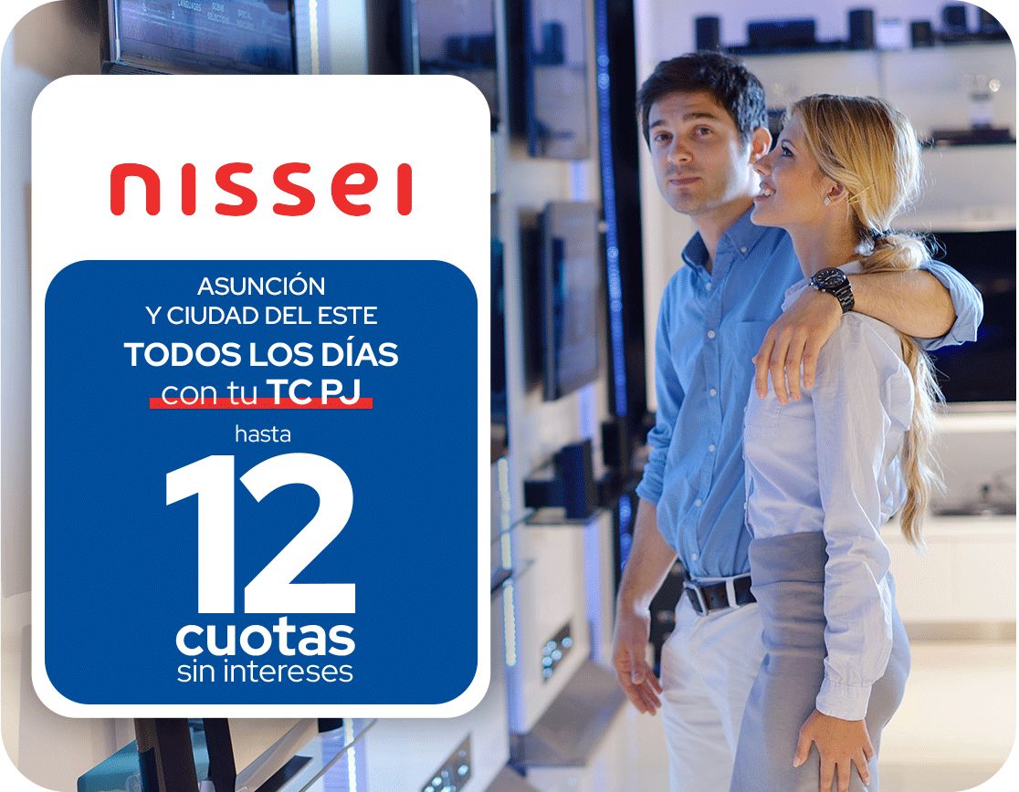 Nissei 12 Cuotas Tecnología Todos Los Días Asuncion Ciudad del Este