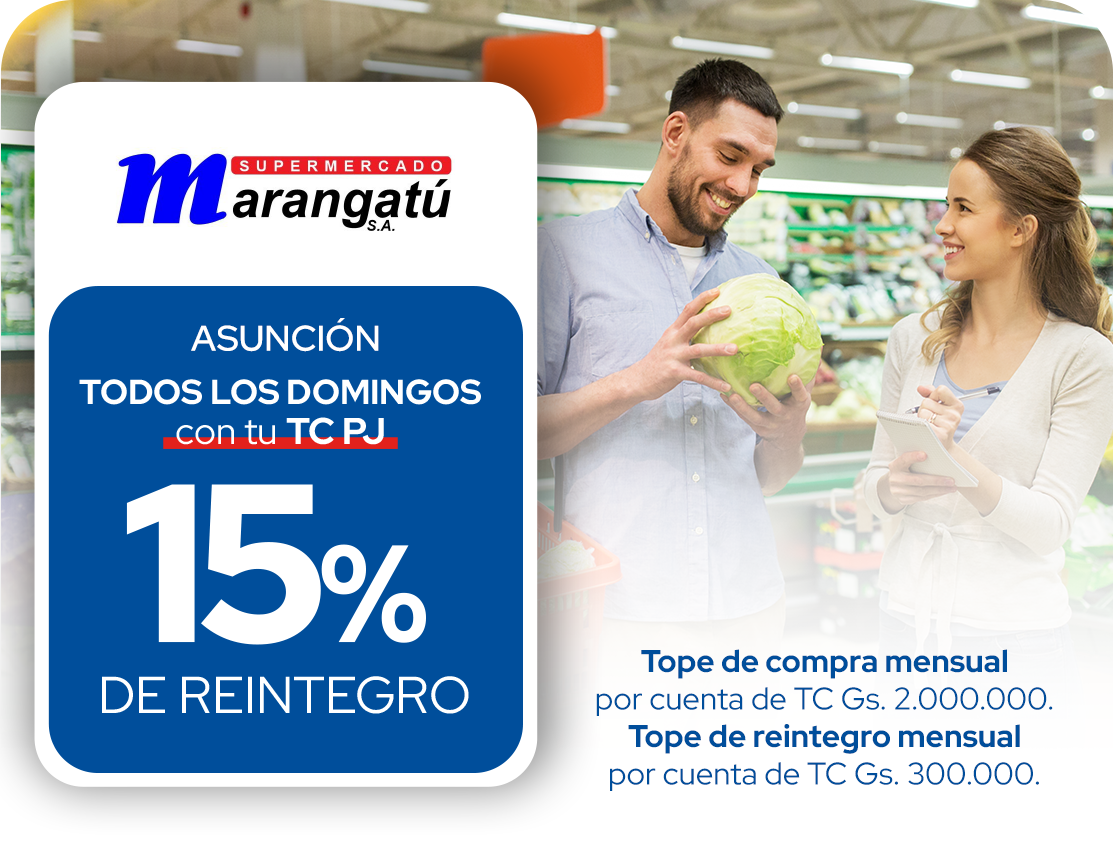 Marangatu 15% Reintegro Supermercado Domingos Asuncion