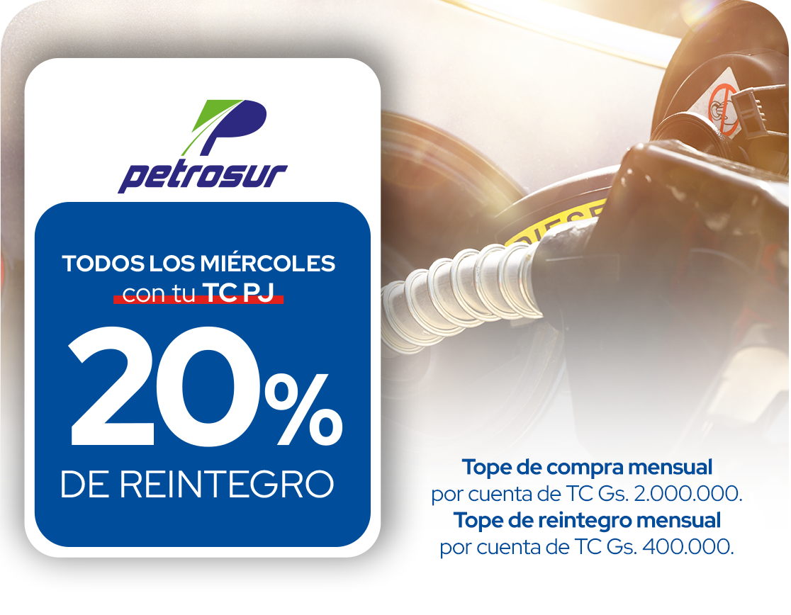 Petrosur 20% Reintegro Miércoles