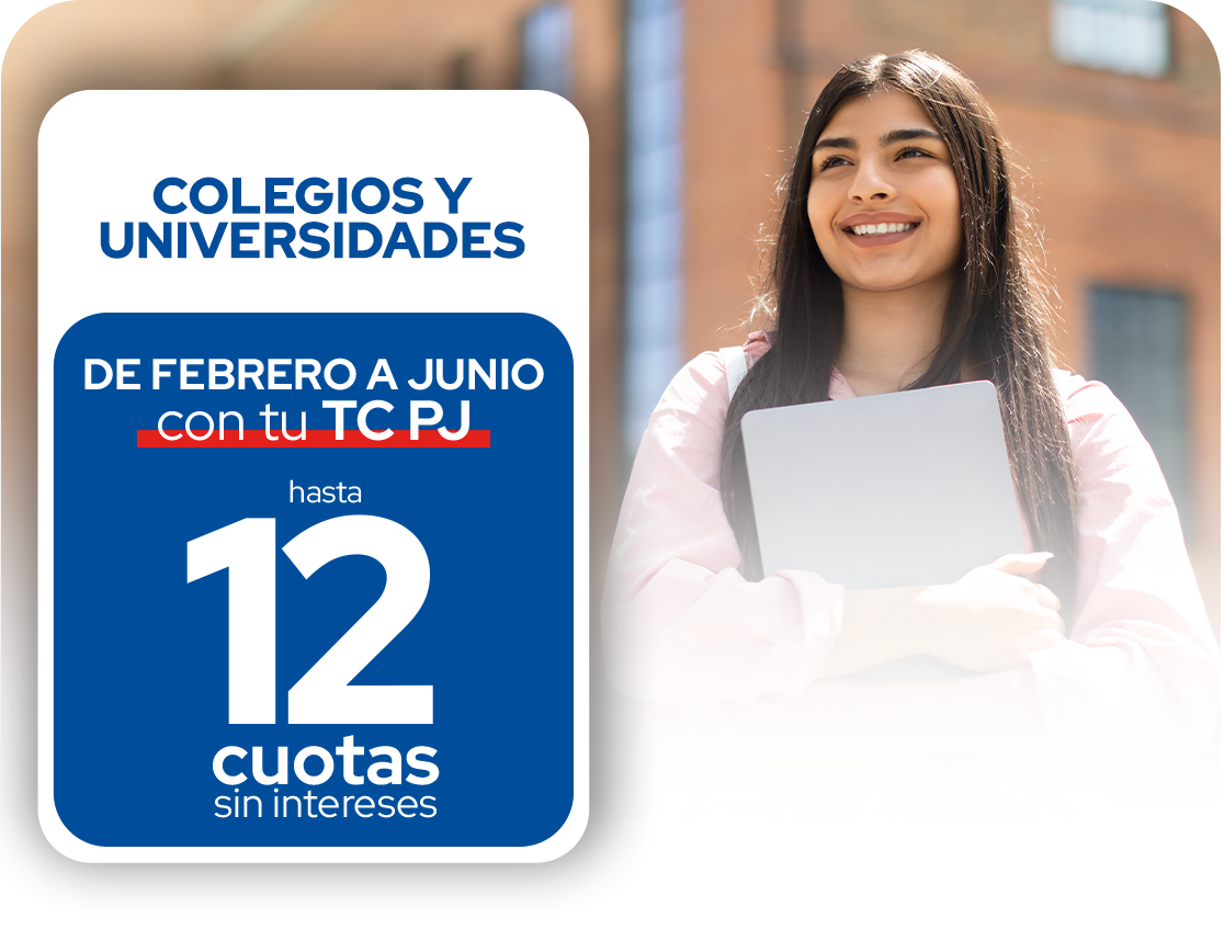Colegios Universidades 12 cuotas Sin intereses