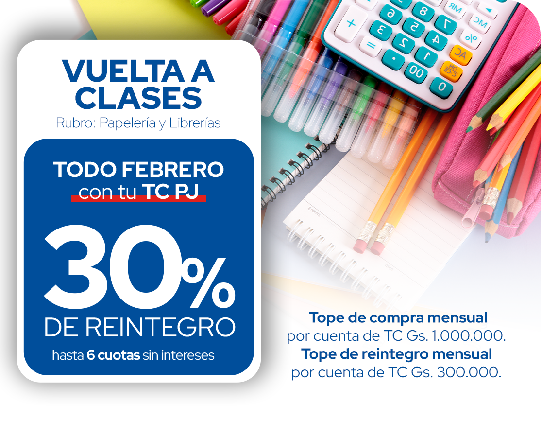 Papeleria Libreria 30% Reintegro