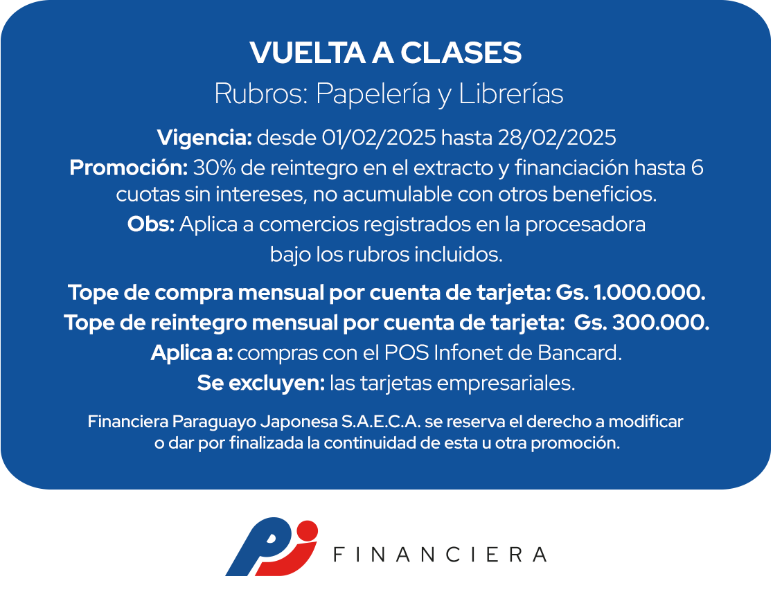 Papeleria Libreria 30% Reintegro