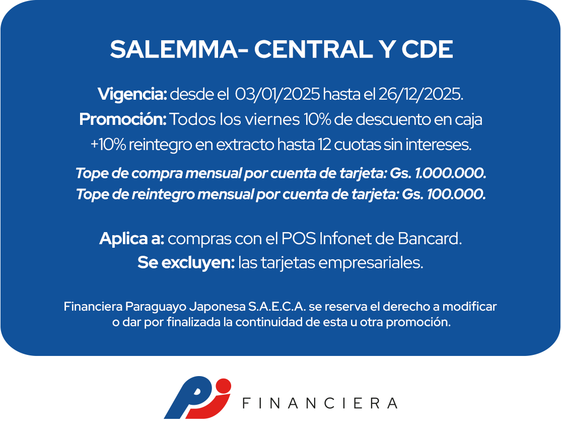 Salemma 20% Ahorro Supermercado Viernes