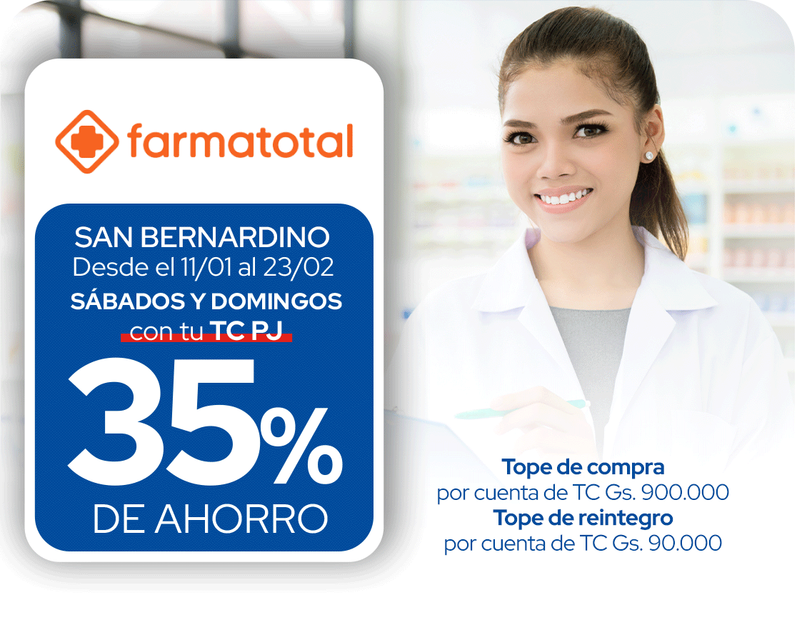Farmatotal 35% Ahorro Farmacias Sabados Domingos San Bernardino
